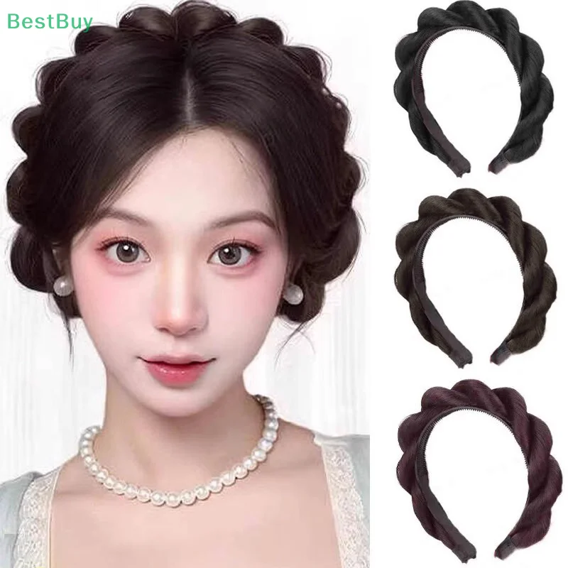 Women Synthetic Wig Braid Hair Bands Invisible Fashion Braids Hair Accessories Female Bohemian Nature Hair Headband For Party
Women Synthetic Wig Braid Hair Bands Invisible Fashion Braids Hair Accessories Female Bohemian Nature Hair Headband For Party