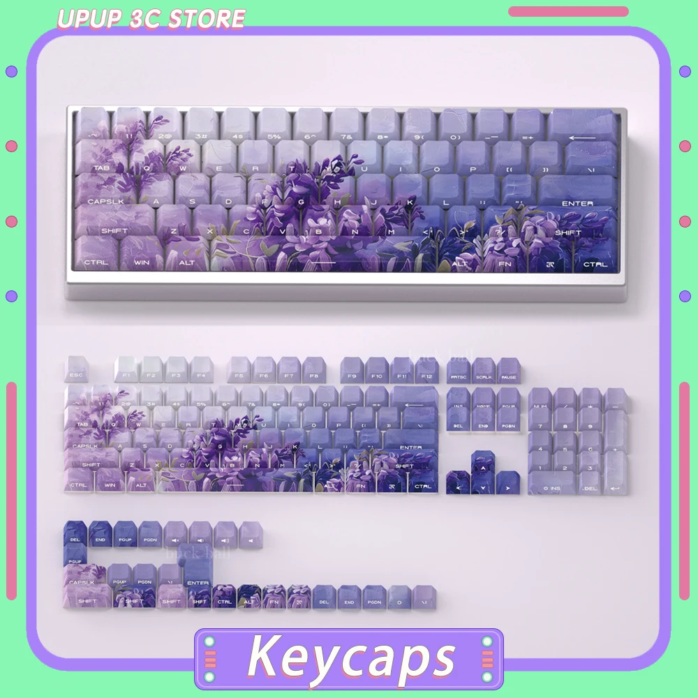 130 Keys Wisteria Flowers Mechanical Keyboard Keycaps For V75x Atk68 Made68 Pbt Customized Keyboard Keycaps Pc Gamer Accessories
130 Keys Wisteria Flowers Mechanical Keyboard Keycaps For V75x Atk68 Made68 Pbt Customized Keyboard Keycaps Pc Gamer Accessories