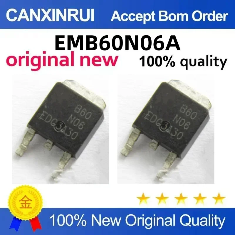 (5-100 pieces) Brand new in stock EMB60N06A 60N06A
(5-100 pieces) Brand new in stock EMB60N06A 60N06A