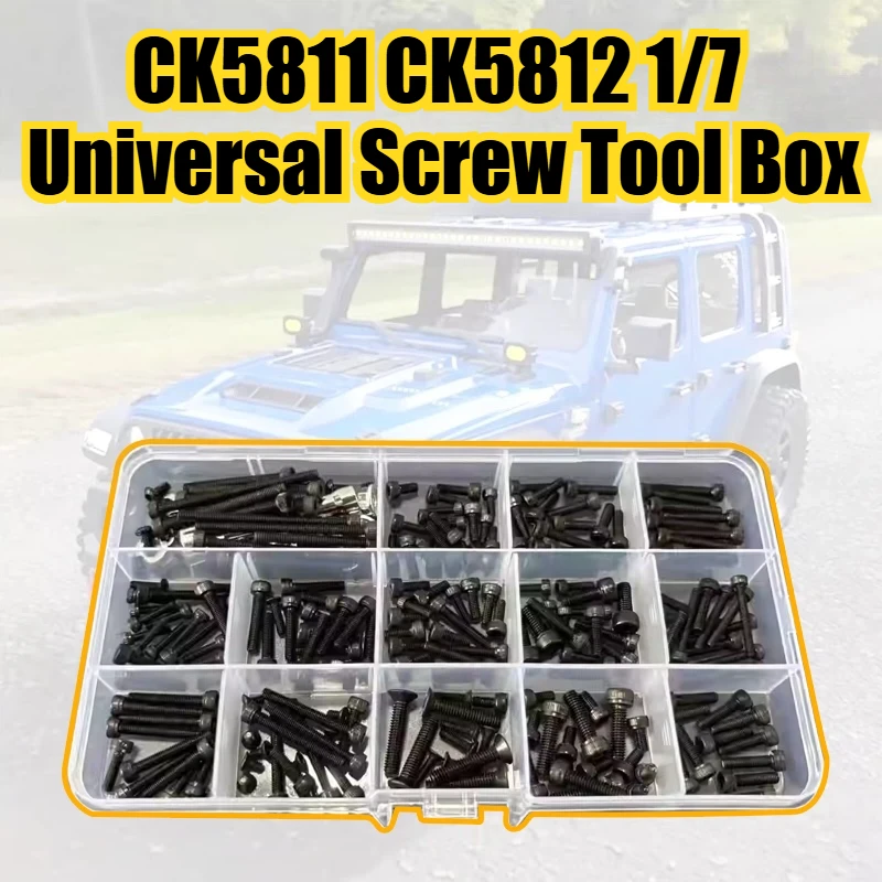CK5811 CK5812 1/7 RC Climbing Vehicle Parts Universal Screw Tool Box 12.9-grade Modified Wear-resistant Parts
CK5811 CK5812 1/7 RC Climbing Vehicle Parts Universal Screw Tool Box 12.9-grade Modified Wear-resistant Parts
