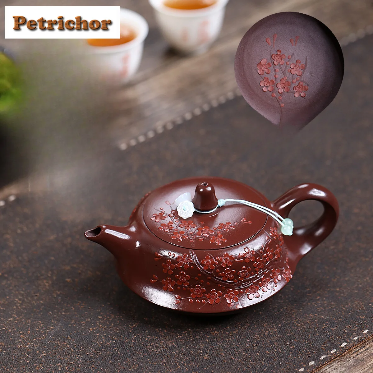 230ml Ancient Yixing Purple Clay Teapot Handmade Plum Blossom Curve Pot Raw Ore Purple Zhu Mud Kettle With Strainer Zisha Teaset
230ml Ancient Yixing Purple Clay Teapot Handmade Plum Blossom Curve Pot Raw Ore Purple Zhu Mud Kettle With Strainer Zisha Teaset