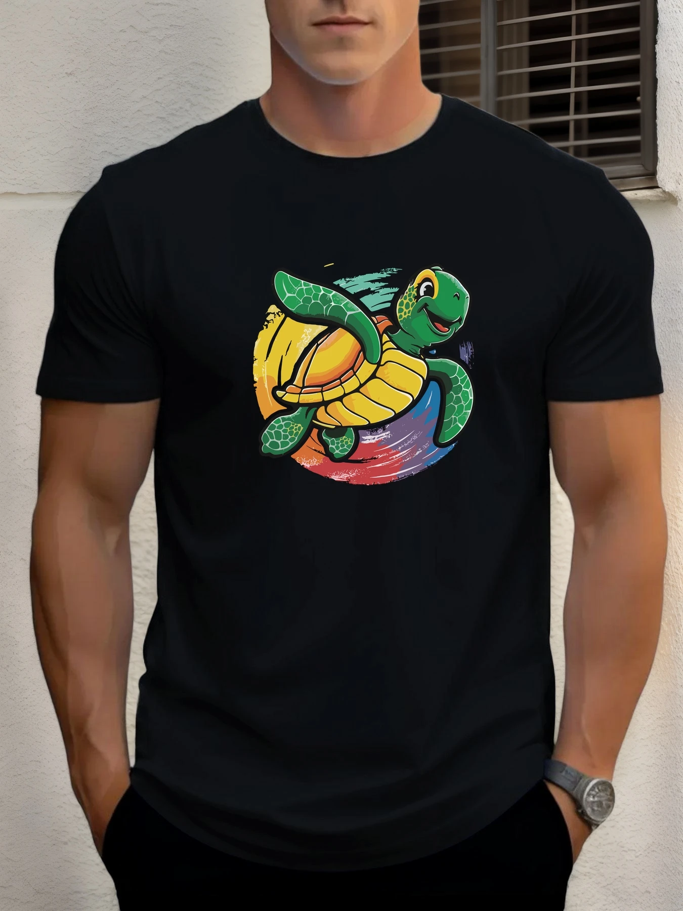 T Shirt For Men Turtle 100% Cotton Graphic Printing Summer Round Neck T-Shirt Casual Breathable Street Style Daily Top
T Shirt For Men Turtle 100% Cotton Graphic Printing Summer Round Neck T-Shirt Casual Breathable Street Style Daily Top