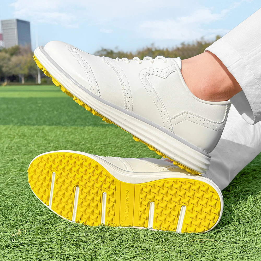 Lightweight Non Slip Men Spikeless Golf Shoes Breathable Upper Shock Absorbing Sole All Seasons Athletic Shoes Size 39-48
Lightweight Non Slip Men Spikeless Golf Shoes Breathable Upper Shock Absorbing Sole All Seasons Athletic Shoes Size 39-48