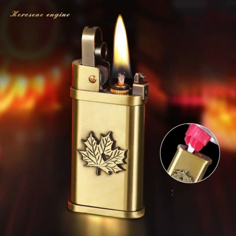 Pure Copper Vintage Lighter Old-fashioned Fashion Windproof Fuel Personalized Lighter Cigarette Accessories Men's Smoking Gift
Pure Copper Vintage Lighter Old-fashioned Fashion Windproof Fuel Personalized Lighter Cigarette Accessories Men's Smoking Gift