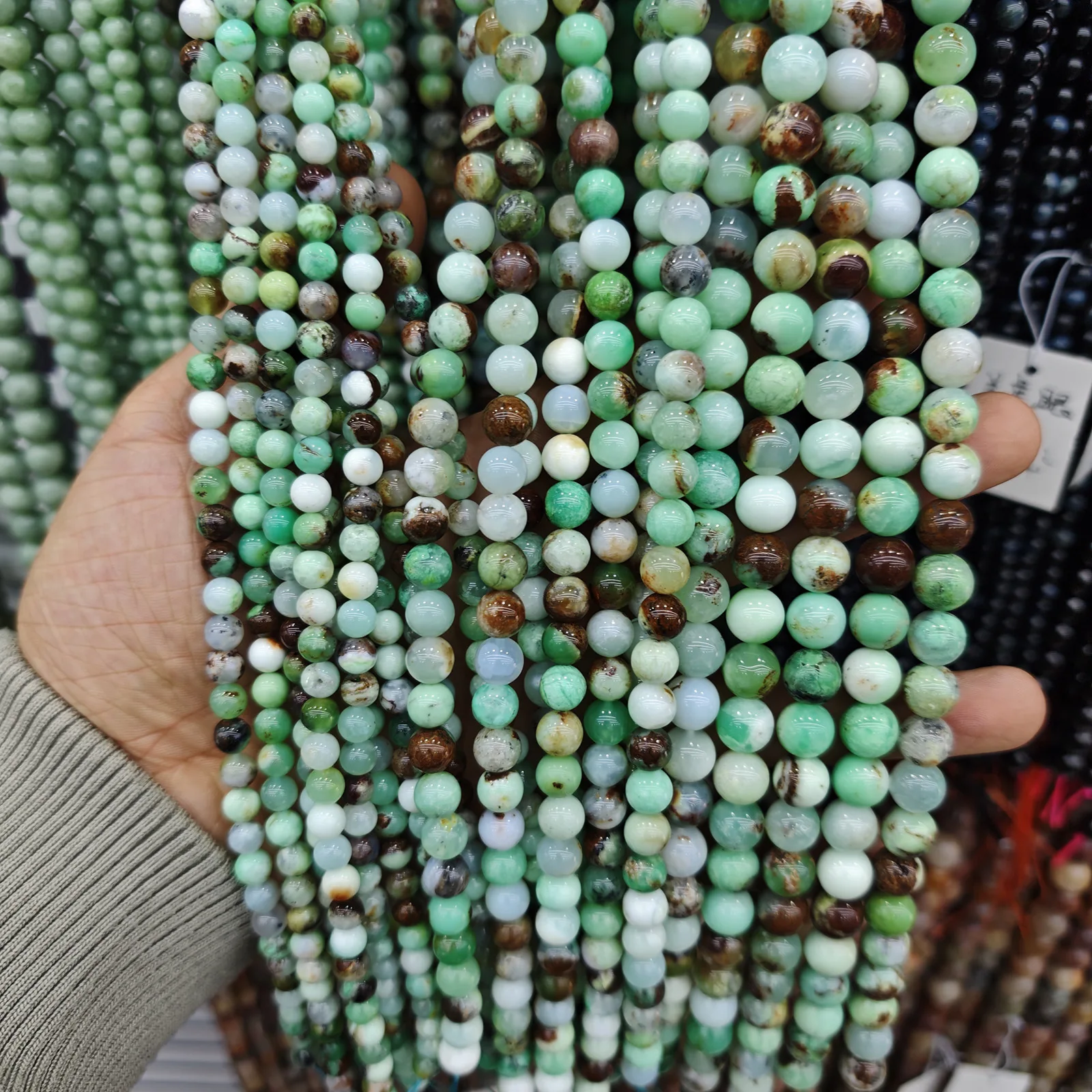 wholesale Natural A+ chrysoprase Australian Jade Bead Smooth Round Beads For Jewelry Making Design DIY Bracelet gift
wholesale Natural A+ chrysoprase Australian Jade Bead Smooth Round Beads For Jewelry Making Design DIY Bracelet gift