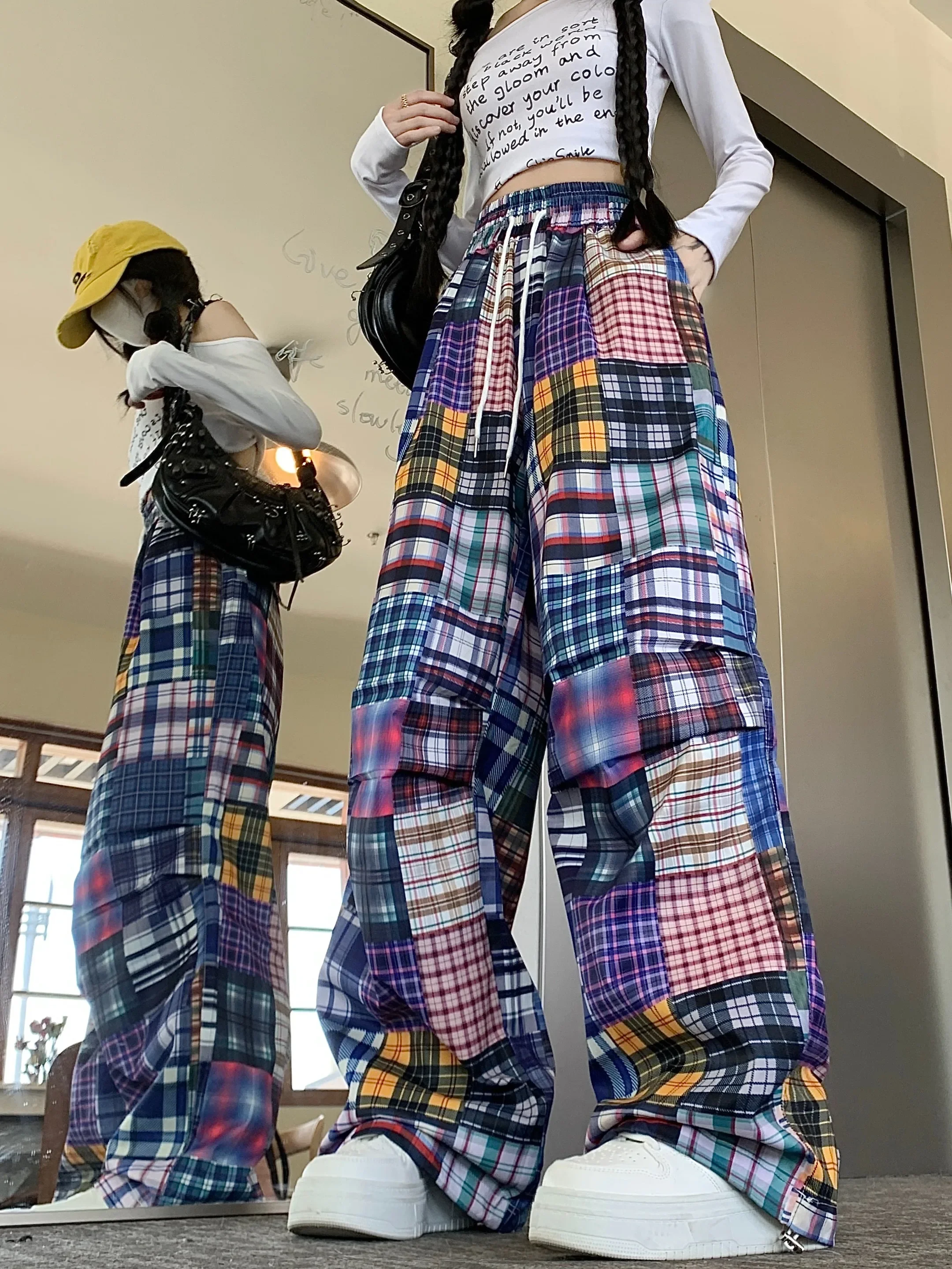 Women's Purple Cargo Pants Harajuku Streetwear Oversize Parachute Pants Y2k Retro 2000s Aesthetic Vintage Trousers Clothes
Women's Purple Cargo Pants Harajuku Streetwear Oversize Parachute Pants Y2k Retro 2000s Aesthetic Vintage Trousers Clothes