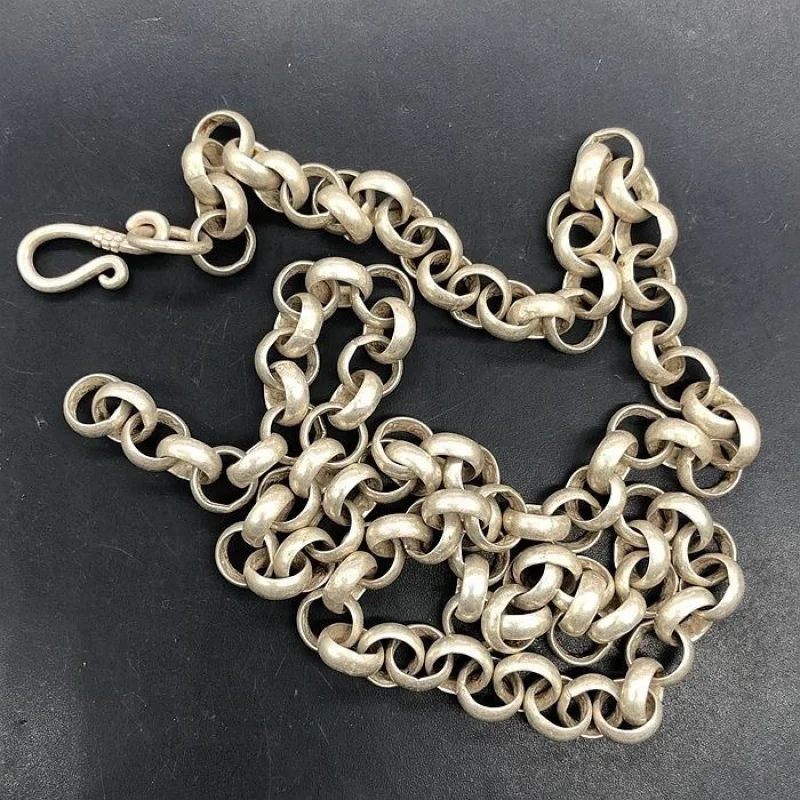 【High-quality Copper】Special Offer Free Shipping Antique Miscellaneous Collection Silver Chain Copper Chain Thickened Chain
【High-quality Copper】Special Offer Free Shipping Antique Miscellaneous Collection Silver Chain Copper Chain Thickened Chain