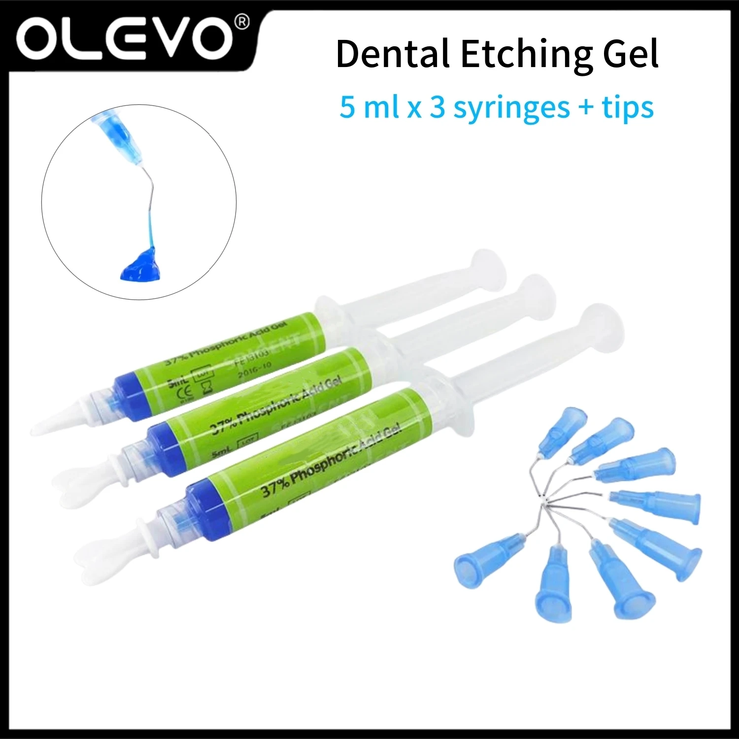 Dental Etchant Acid Etching Agent 5ml Citric Acid 37% Phosphoric Acid Etching Gel Oral Treatment Dentist Materials
Dental Etchant Acid Etching Agent 5ml Citric Acid 37% Phosphoric Acid Etching Gel Oral Treatment Dentist Materials