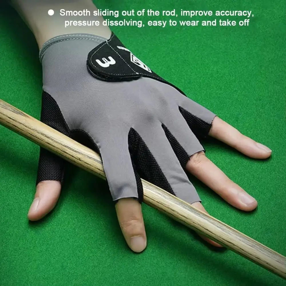 Left Hand Billiards Gloves 5-Finger Breathable Snooker Glove Comfortable Elasticity Billiard Training Gloves
Left Hand Billiards Gloves 5-Finger Breathable Snooker Glove Comfortable Elasticity Billiard Training Gloves