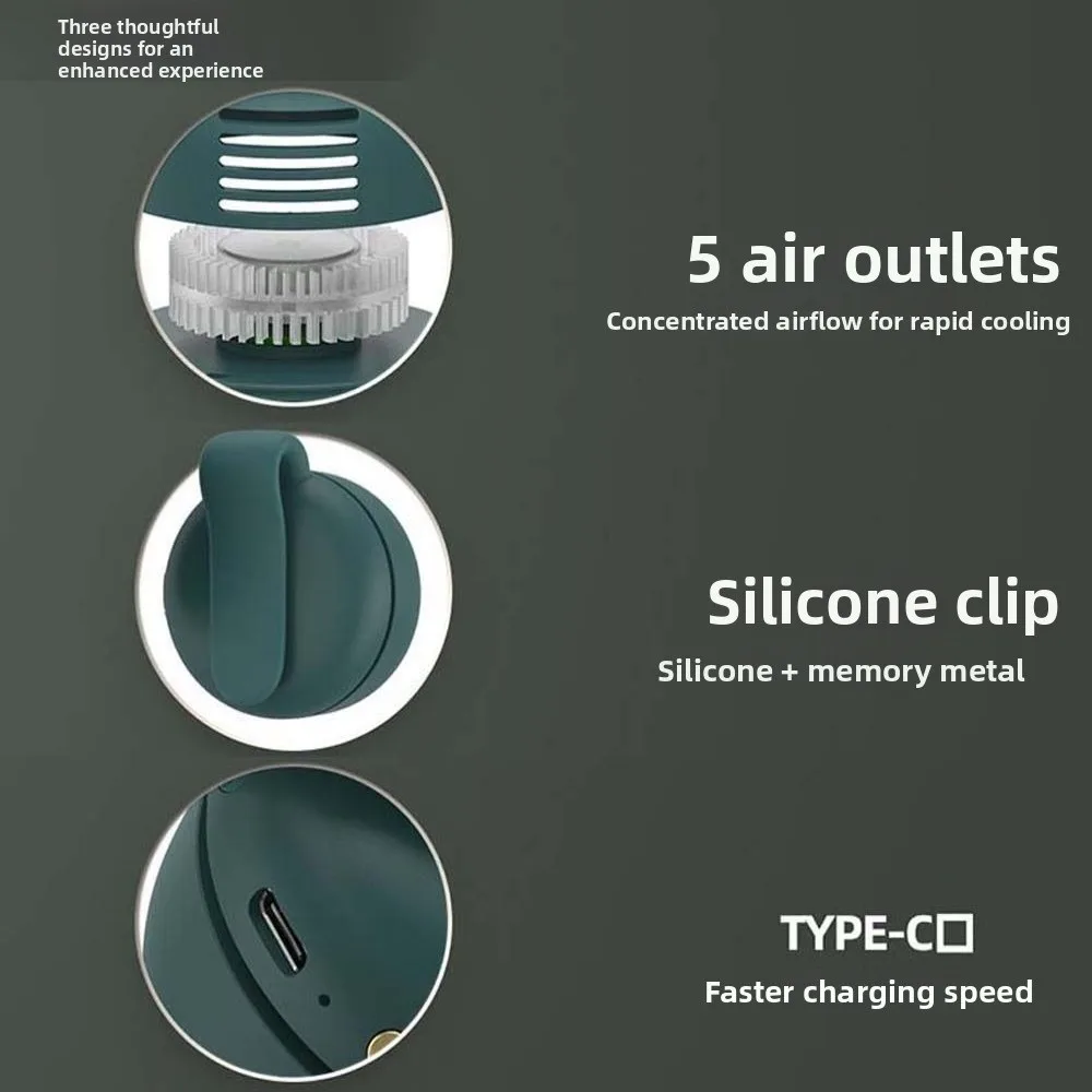USB Rechargeable Clip-on Button Fan Multi-speed Adjustable Brushless Motor Hanging Waist Fan for 3.7V/900mAh
USB Rechargeable Clip-on Button Fan Multi-speed Adjustable Brushless Motor Hanging Waist Fan for 3.7V/900mAh