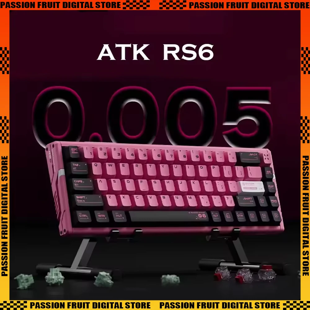 ATK RS6 клавиатура с магнитной осью из алюминиевого сплава, проводная 8K RT0.01, электронная спортивная игровая клавиатура, настольные индивидуальные подарки для геймеров
ATK RS6 клавиатура с магнитной осью из алюминиевого сплава, проводная 8K RT0.01, электронная спортивная игровая клавиатура, настольные индивидуальные подарки для геймеров
