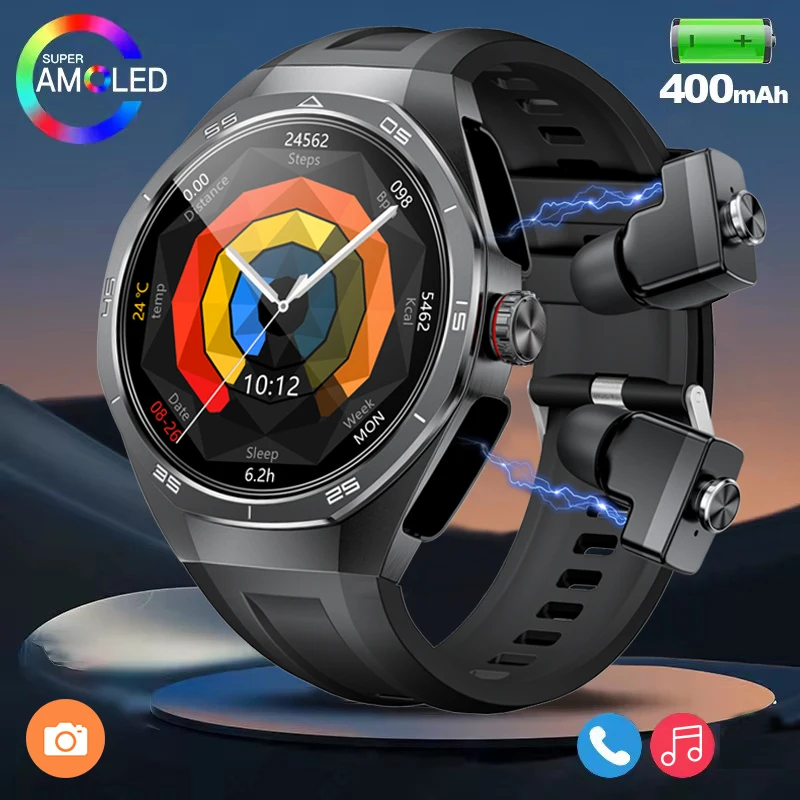 2025 Новые смарт-часы Galaxy GT97 Ultra, мужские TWS-гарнитуры 2 в 1, NFC, 1,53 дюйма, AMOLED, фитнес-трекер, умные часы для здоровья для Samsung
2025 Новые смарт-часы Galaxy GT97 Ultra, мужские TWS-гарнитуры 2 в 1, NFC, 1,53 дюйма, AMOLED, фитнес-трекер, умные часы для здоровья для Samsung