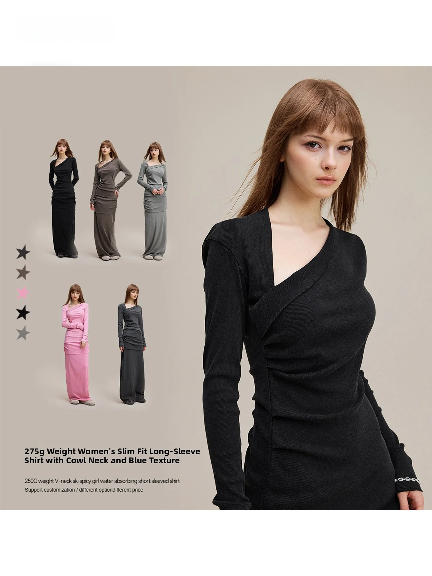 Футболка Kardaian Sle Slim Fit с длинными рукавами, однотонная, с асимметричным дизайном плеча, сексуальный дизайн с отворотом по низу, топ из смесового хлопка
Футболка Kardaian Sle Slim Fit с длинными рукавами, однотонная, с асимметричным дизайном плеча, сексуальный дизайн с отворотом по низу, топ из смесового хлопка