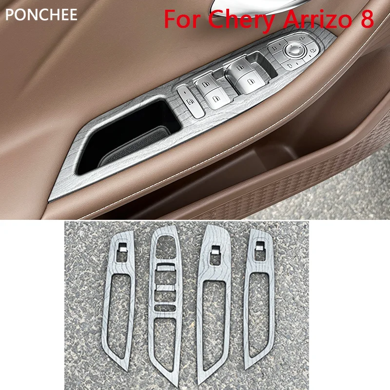 Наклейки на дверной подлокотник для Chery Arrizo 8 2022-2025, подъемная рама для оконного стекла автомобиля с деревянным зерном, автомобильные принадлежности
Наклейки на дверной подлокотник для Chery Arrizo 8 2022-2025, подъемная рама для оконного стекла автомобиля с деревянным зерном, автомобильные принадлежности