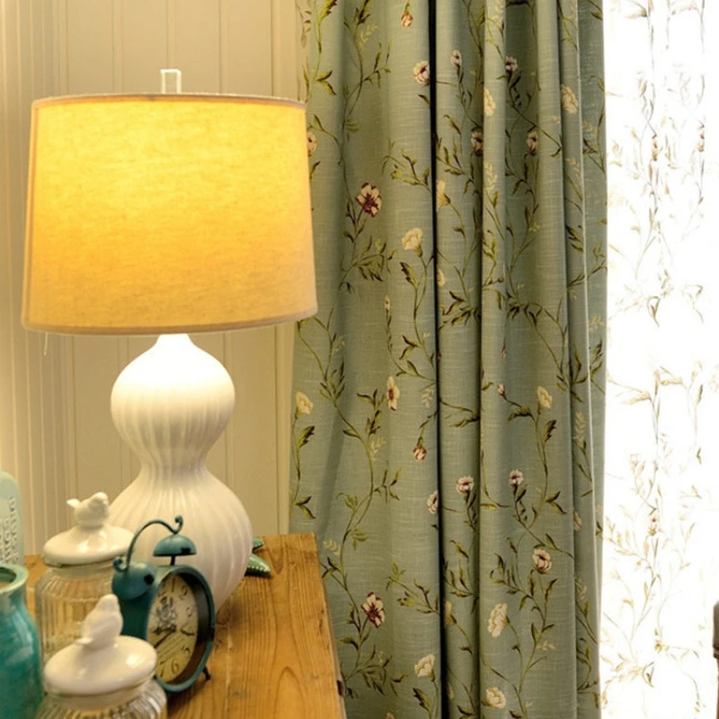 American Style Rural Countryside Curtains for Living Room Bedroom Cotton Linen Curtain High Shading Simple Window Curtain Home
American Style Rural Countryside Curtains for Living Room Bedroom Cotton Linen Curtain High Shading Simple Window Curtain Home