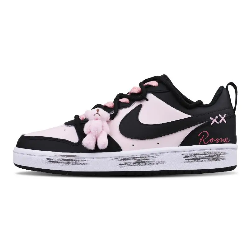 【Customize】Nike Court Borough Skateboarding Shoes Women's Sneakers shoes BQ5448-115
【Customize】Nike Court Borough Skateboarding Shoes Women's Sneakers shoes BQ5448-115