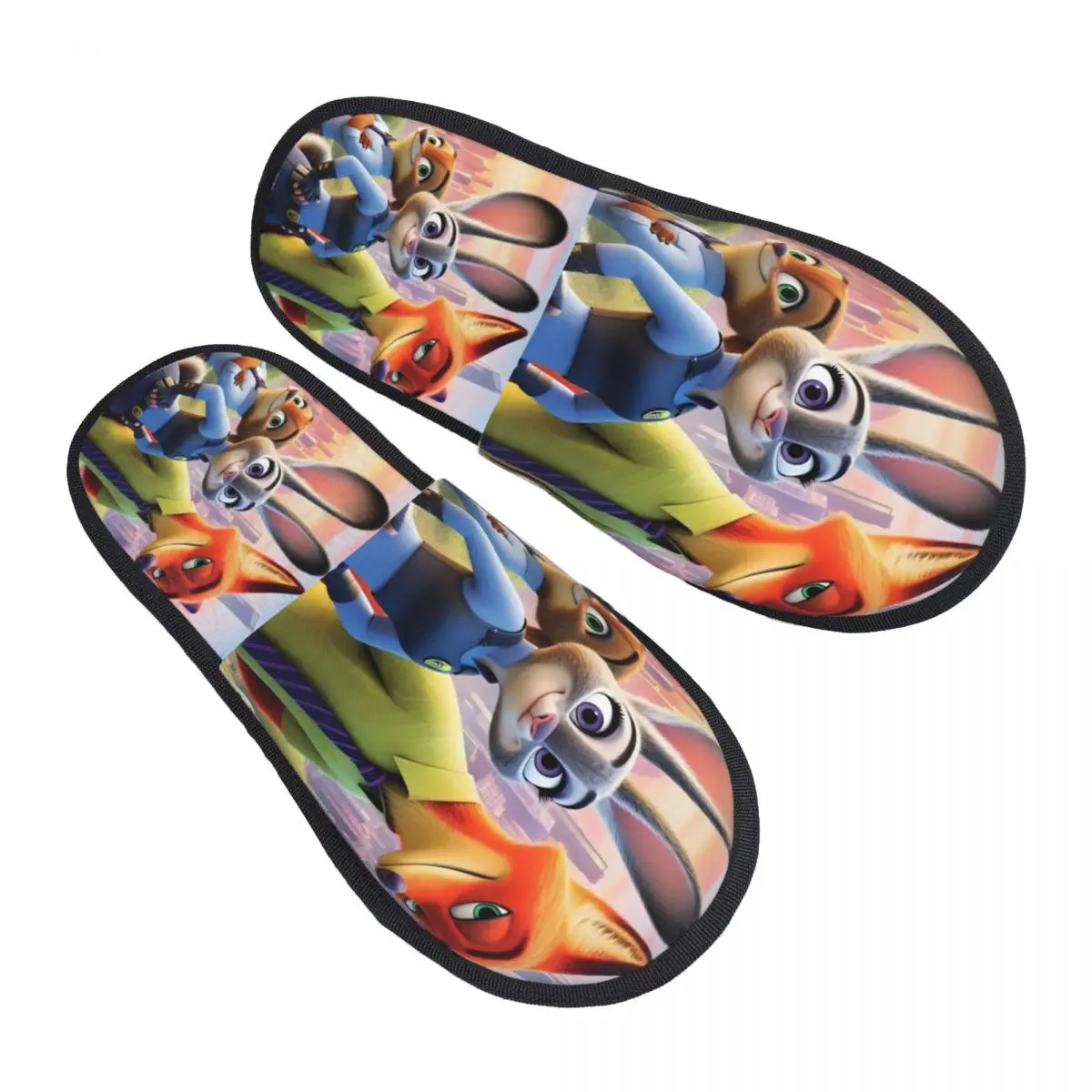 Женские тапочки из пены с эффектом памяти Zootopia из мультфильма, уютные теплые домашние тапочки Kawaii в стиле аниме 
Женские тапочки из пены с эффектом памяти Zootopia из мультфильма, уютные теплые домашние тапочки Kawaii в стиле аниме