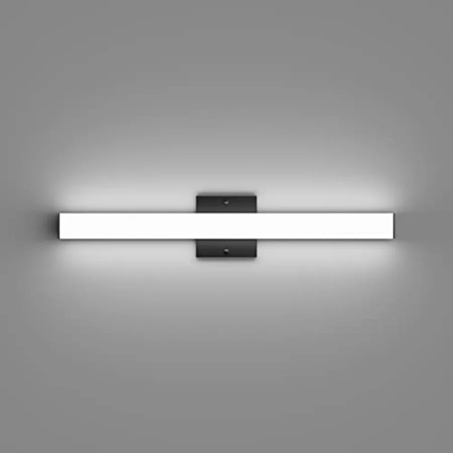 LED Modern Bathroom Vanity Lights Over Mirror Black 23.6in Vanity Lighting Fixtures for Bath Light fixtures 6000K
LED Modern Bathroom Vanity Lights Over Mirror Black 23.6in Vanity Lighting Fixtures for Bath Light fixtures 6000K
