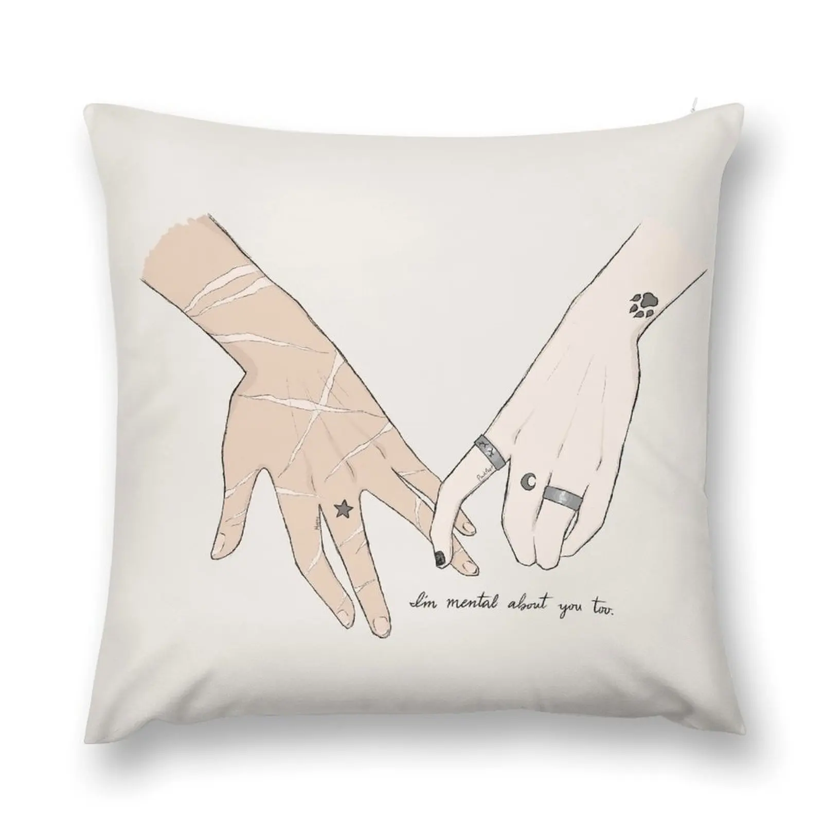 Wolfstar hands (atyd quote) Throw Pillow christmas pillowcases Cushion Cover pillow
Wolfstar hands (atyd quote) Throw Pillow christmas pillowcases Cushion Cover pillow