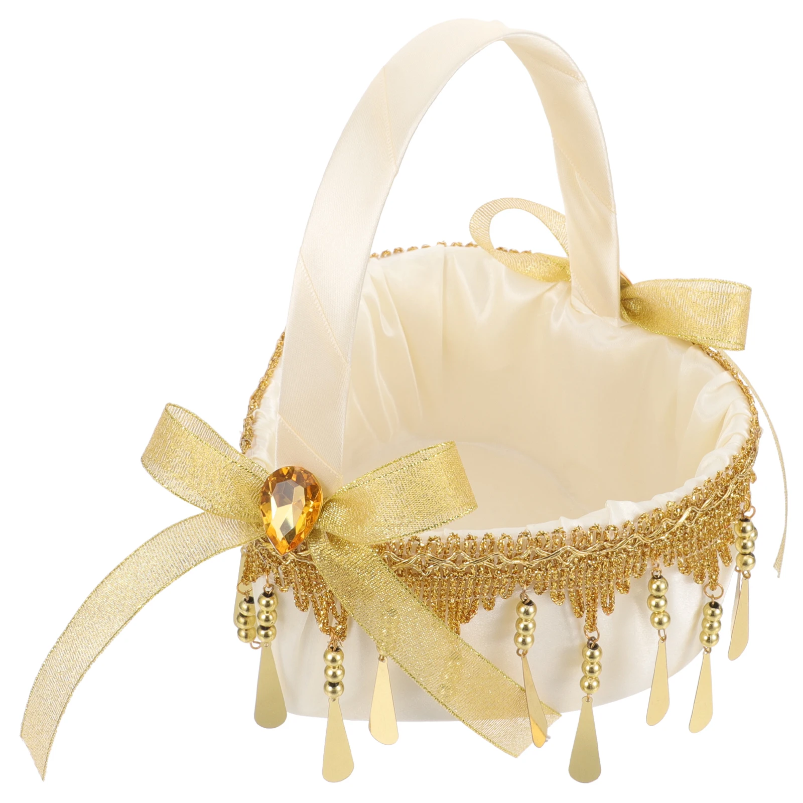 Flower Girl Baskets Shaped Decorative Flower Basket Western Style Pu Lace Satin Materials Storage
Flower Girl Baskets Shaped Decorative Flower Basket Western Style Pu Lace Satin Materials Storage