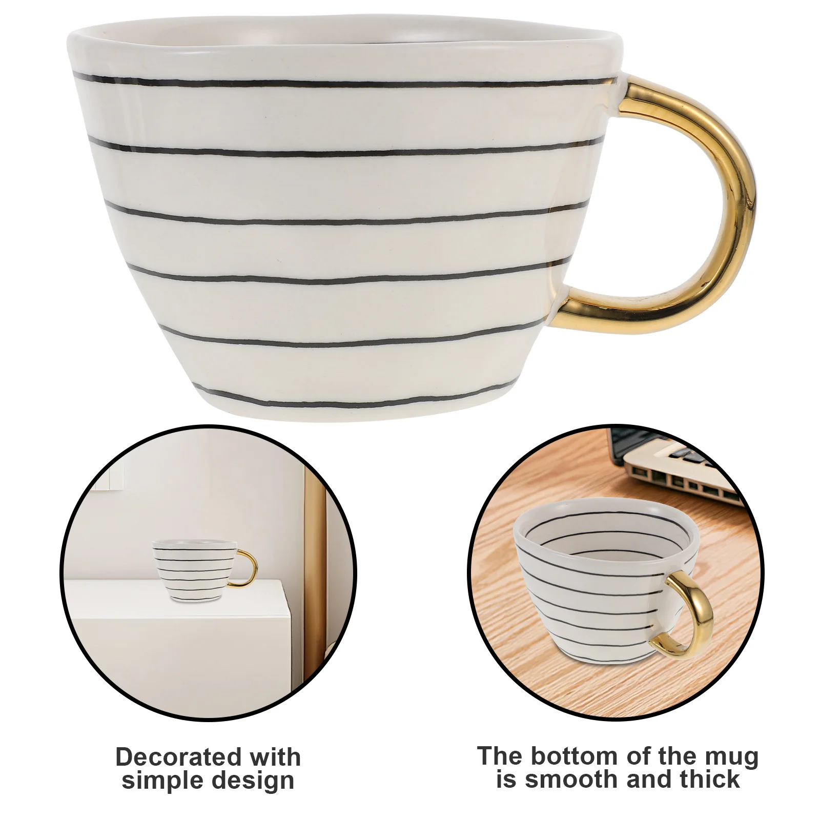 Ceramic Coffee Mug Simple Shape Heat Resistant Thick Bottom Water Cup Coffee Tea Mug Home Office Beverage Cup Cereal Mugs
Ceramic Coffee Mug Simple Shape Heat Resistant Thick Bottom Water Cup Coffee Tea Mug Home Office Beverage Cup Cereal Mugs