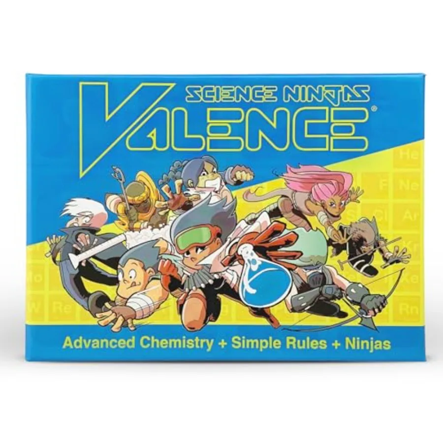 Valence Periodic Table for 8-12 Chemistry Games - Periodic Table of Elements, Science Gifts, Educational Science Games Molecule
Valence Periodic Table for 8-12 Chemistry Games - Periodic Table of Elements, Science Gifts, Educational Science Games Molecule