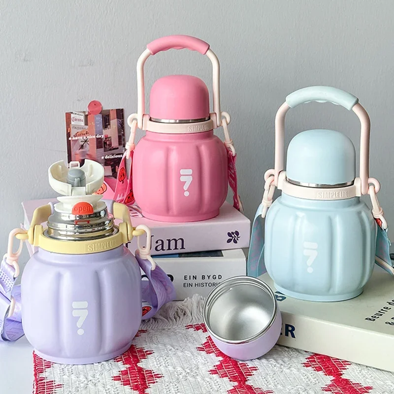 480ML PumpkinThermal Mug Portable Handheld Strap Coffee Cup 316 Stainless Steel Leak proof Tea Cup Vacuum Bottle Insulate Bottle
480ML PumpkinThermal Mug Portable Handheld Strap Coffee Cup 316 Stainless Steel Leak proof Tea Cup Vacuum Bottle Insulate Bottle