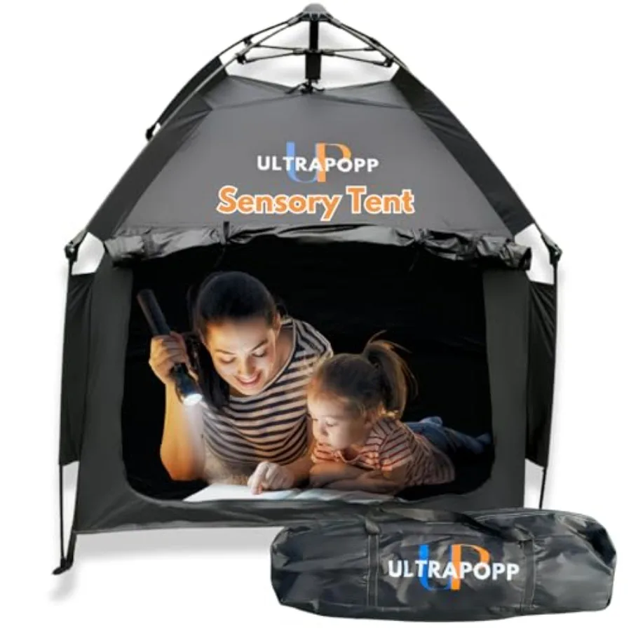 Sensory Tent for:Instant Setup Blackout Calming Tent for Autistic,ADHD, SPD, OCD Polyester, Navy Blue, Light-Blocking Portable
Sensory Tent for:Instant Setup Blackout Calming Tent for Autistic,ADHD, SPD, OCD Polyester, Navy Blue, Light-Blocking Portable
