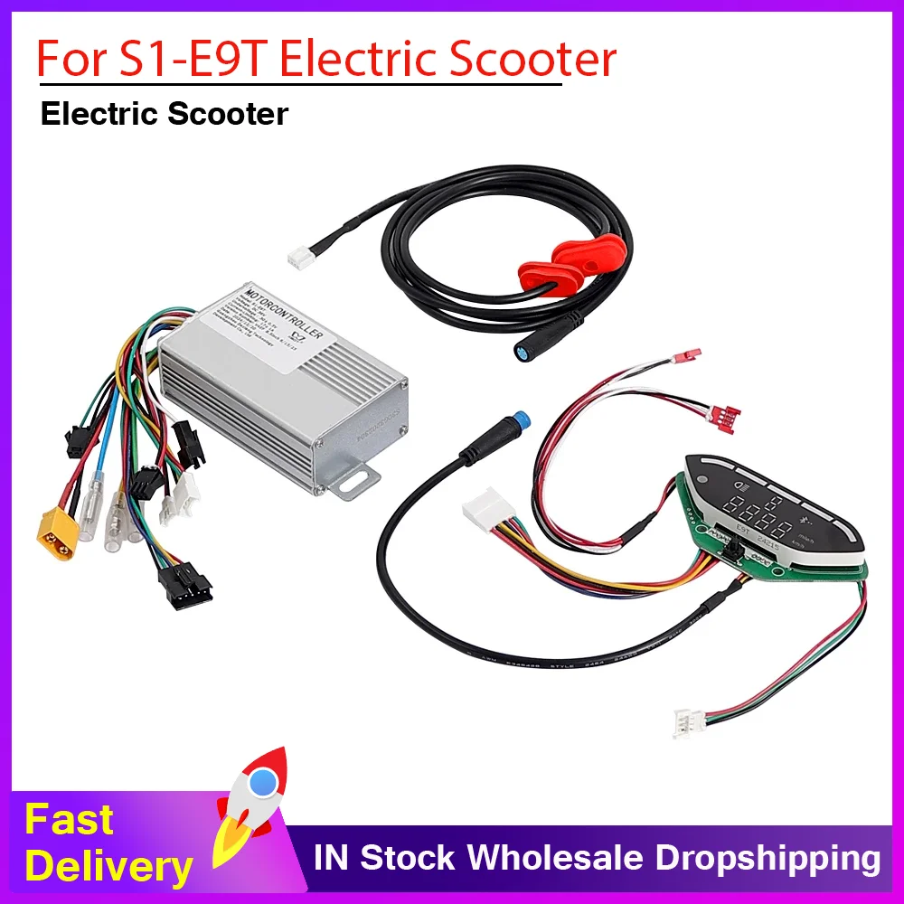 1 Set Dashboard Controller Kit for S1-E9T Electric Scooter Controller Display Controller Kits 17A 36V 350W Parts Accessories
1 Set Dashboard Controller Kit for S1-E9T Electric Scooter Controller Display Controller Kits 17A 36V 350W Parts Accessories