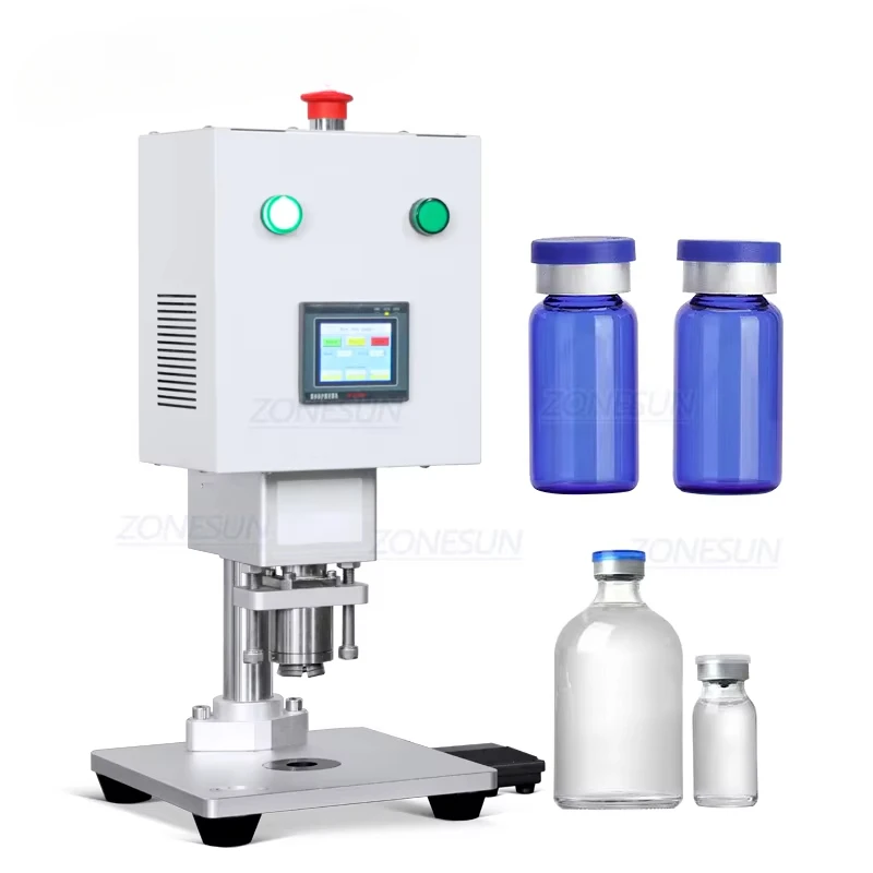 ZS-YG80D Semi-automatic Electric Desktop Aluminum Plastic Cap Glass Vial Bottle Capping Machine
ZS-YG80D Semi-automatic Electric Desktop Aluminum Plastic Cap Glass Vial Bottle Capping Machine