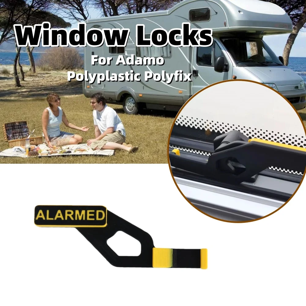 1pc RV Camper Van Window Locks L+R Motorhome Caravan Window Windbreak Security Locks Accessories for Adamo Polyplastic Polyfix