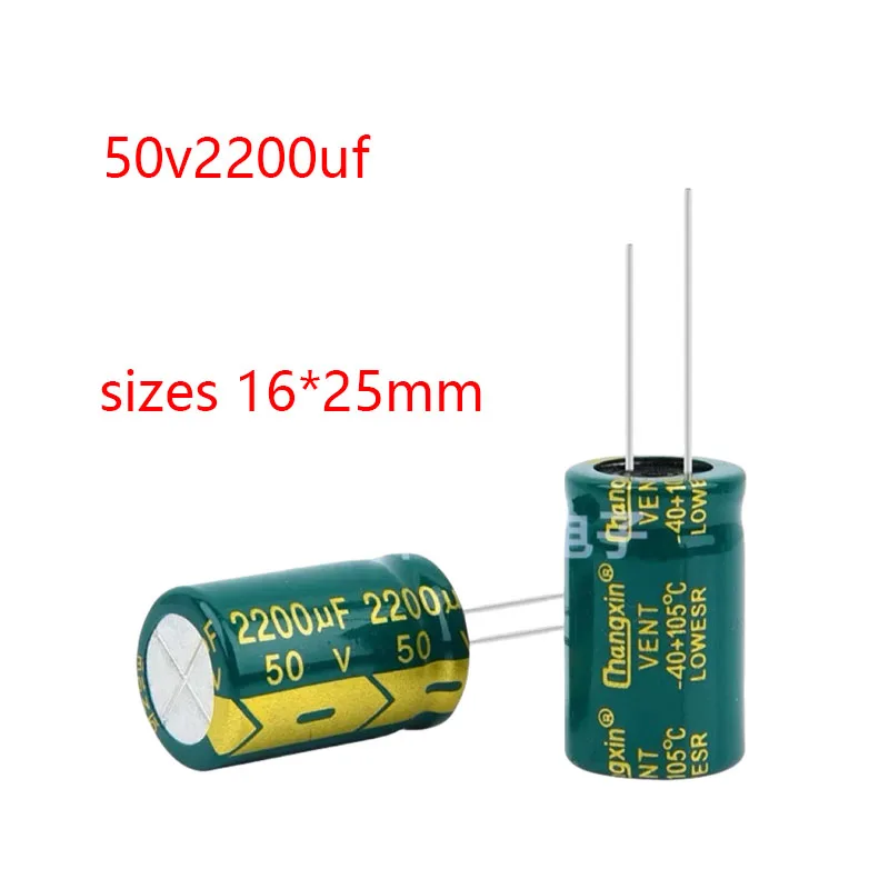 5pcs/lots 50V 2200UF 16*25 high frequency low impedance aluminum electrolytic capacitor 2200uf 50v
5pcs/lots 50V 2200UF 16*25 high frequency low impedance aluminum electrolytic capacitor 2200uf 50v
