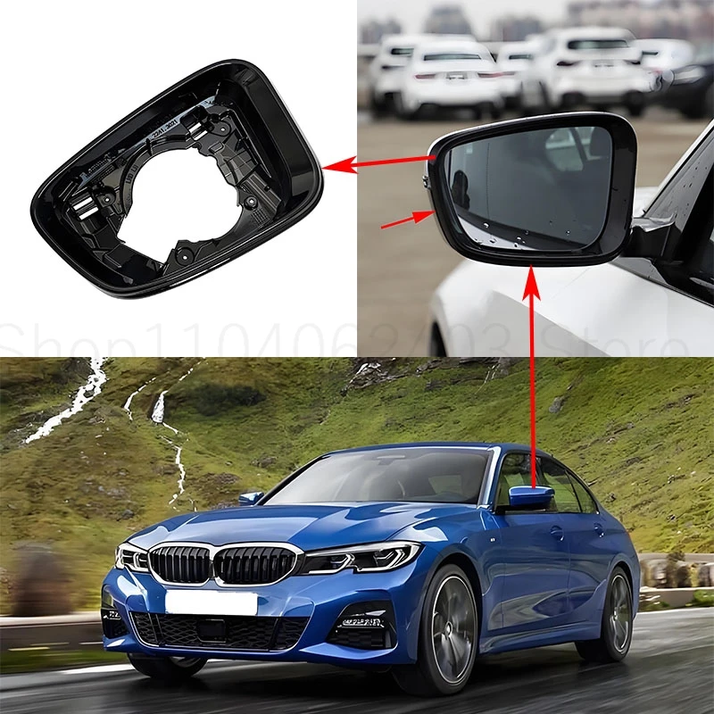 LHD Side Wing Mirror Frame Trim Housing for BMW 3 Series G20 G21 G28 2018 2019 2020 2021 2022 4 Series Auto glossy black holder
LHD Side Wing Mirror Frame Trim Housing for BMW 3 Series G20 G21 G28 2018 2019 2020 2021 2022 4 Series Auto glossy black holder