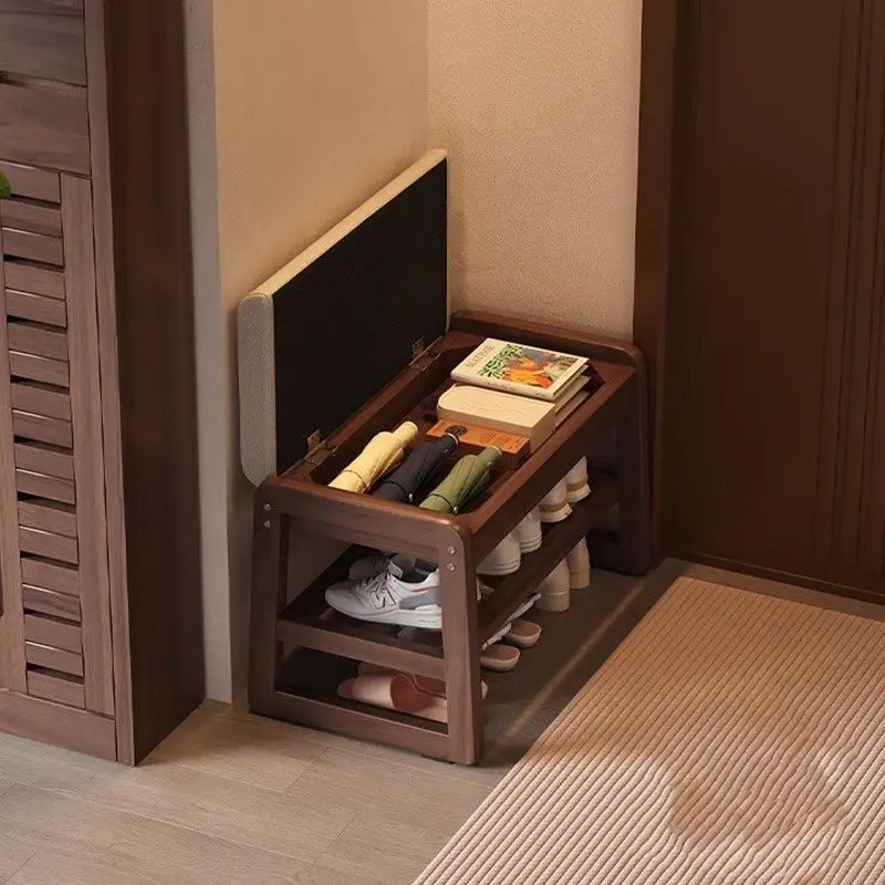 Solid wood household door small apartment entry shoe stool soft bag stool can be stored entrance can sit shoe cabinet
Solid wood household door small apartment entry shoe stool soft bag stool can be stored entrance can sit shoe cabinet