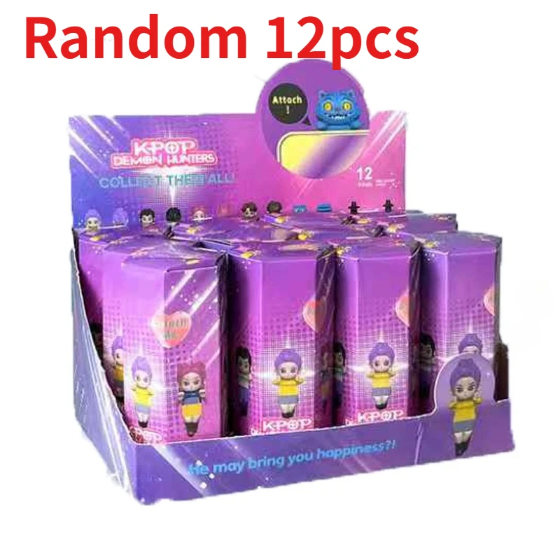 Аниме Kpop Demon Hunters, серия фигурок, слепая коробка, ПВХ, мультяшная мини-модель, игрушка, кукла, настольная декоративная детская рождественская подарок-сюрприз
Аниме Kpop Demon Hunters, серия фигурок, слепая коробка, ПВХ, мультяшная мини-модель, игрушка, кукла, настольная декоративная детская рождественская подарок-сюрприз