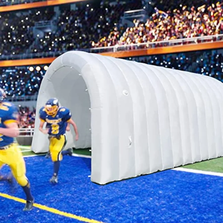 Inflatable Sports Tunnel Entrance for exhibitions shops supermarkets schools white PVC fabric with built-in blower 16x10x10 ft
Inflatable Sports Tunnel Entrance for exhibitions shops supermarkets schools white PVC fabric with built-in blower 16x10x10 ft