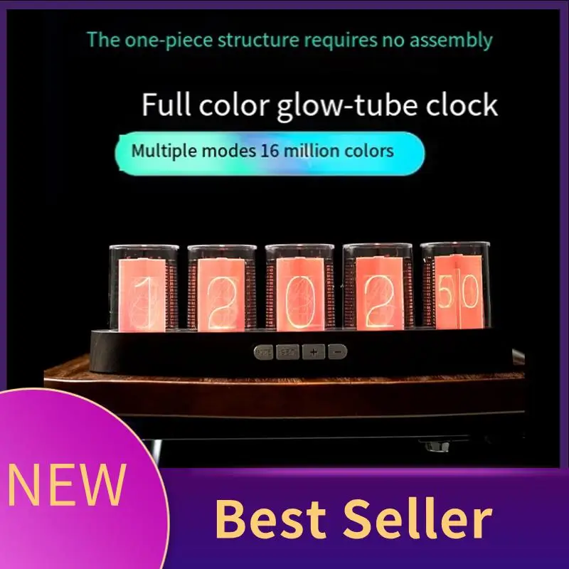 Цифровые трубчатые часы Nixie со светодиодной подсветкой RGB для украшения домашнего рабочего стола, идея «сделай сам», подарок на день рождения, прочный многоразовый цвет дерева
Цифровые трубчатые часы Nixie со светодиодной подсветкой RGB для украшения домашнего рабочего стола, идея «сделай сам», подарок на день рождения, прочный многоразовый цвет дерева