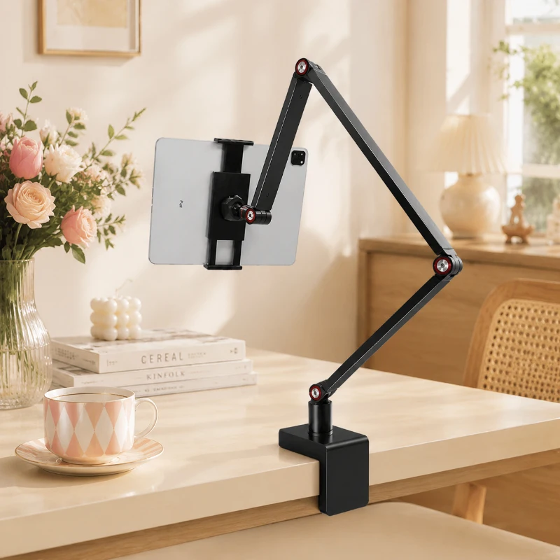 Universal Tablet Stand Aluminum Alloy, 360° Rotating Bed Mount Holder for iPad & Tablets, Adjustable Bracket for Streamer
Universal Tablet Stand Aluminum Alloy, 360° Rotating Bed Mount Holder for iPad & Tablets, Adjustable Bracket for Streamer