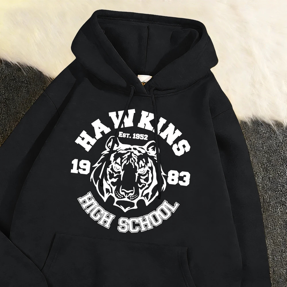 Hawkins 1983, мужские толстовки для средней школы, модная повседневная одежда, свободный флисовый универсальный пуловер, унисекс, осенняя базовая толстовка
Hawkins 1983, мужские толстовки для средней школы, модная повседневная одежда, свободный флисовый универсальный пуловер, унисекс, осенняя базовая толстовка