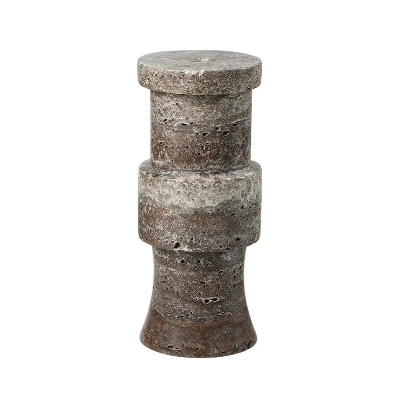 Wabi-sabi retro style creative cup-shaped marble candlestick exhibition hall B&B entrance dining table home furnishing
Wabi-sabi retro style creative cup-shaped marble candlestick exhibition hall B&B entrance dining table home furnishing