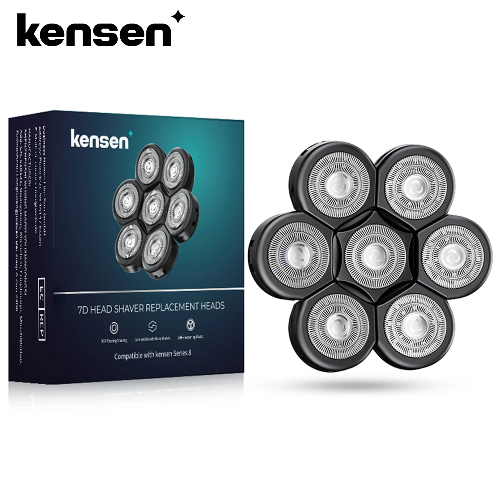 Kensen Razor Head Replacement Shaver Head Floating Washable Electric 7D Shavers Beard Practical Hair Trimmers Kit Cutter Blades
Kensen Razor Head Replacement Shaver Head Floating Washable Electric 7D Shavers Beard Practical Hair Trimmers Kit Cutter Blades