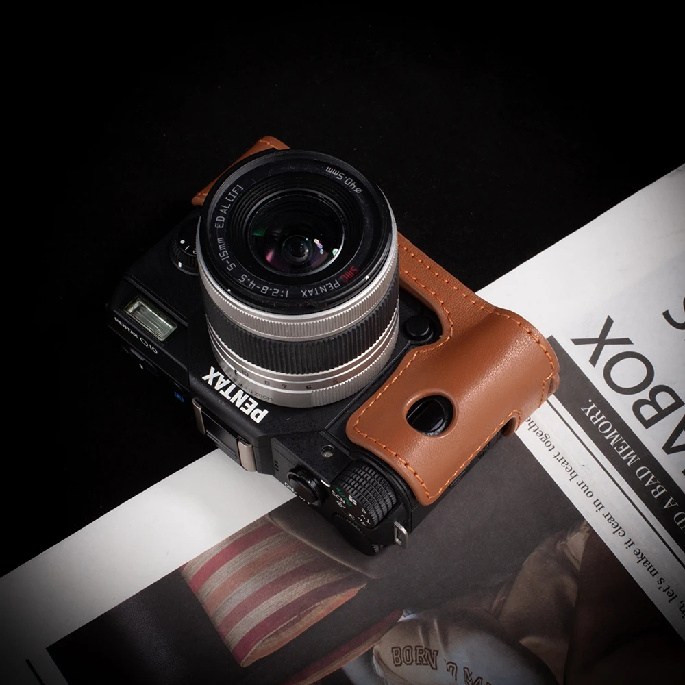 For Pentax Q10 Case Handmade Genuine Real Leather Camera Half Cover Protective Case Cover Bag Leather Camera Bag Protective Case
For Pentax Q10 Case Handmade Genuine Real Leather Camera Half Cover Protective Case Cover Bag Leather Camera Bag Protective Case