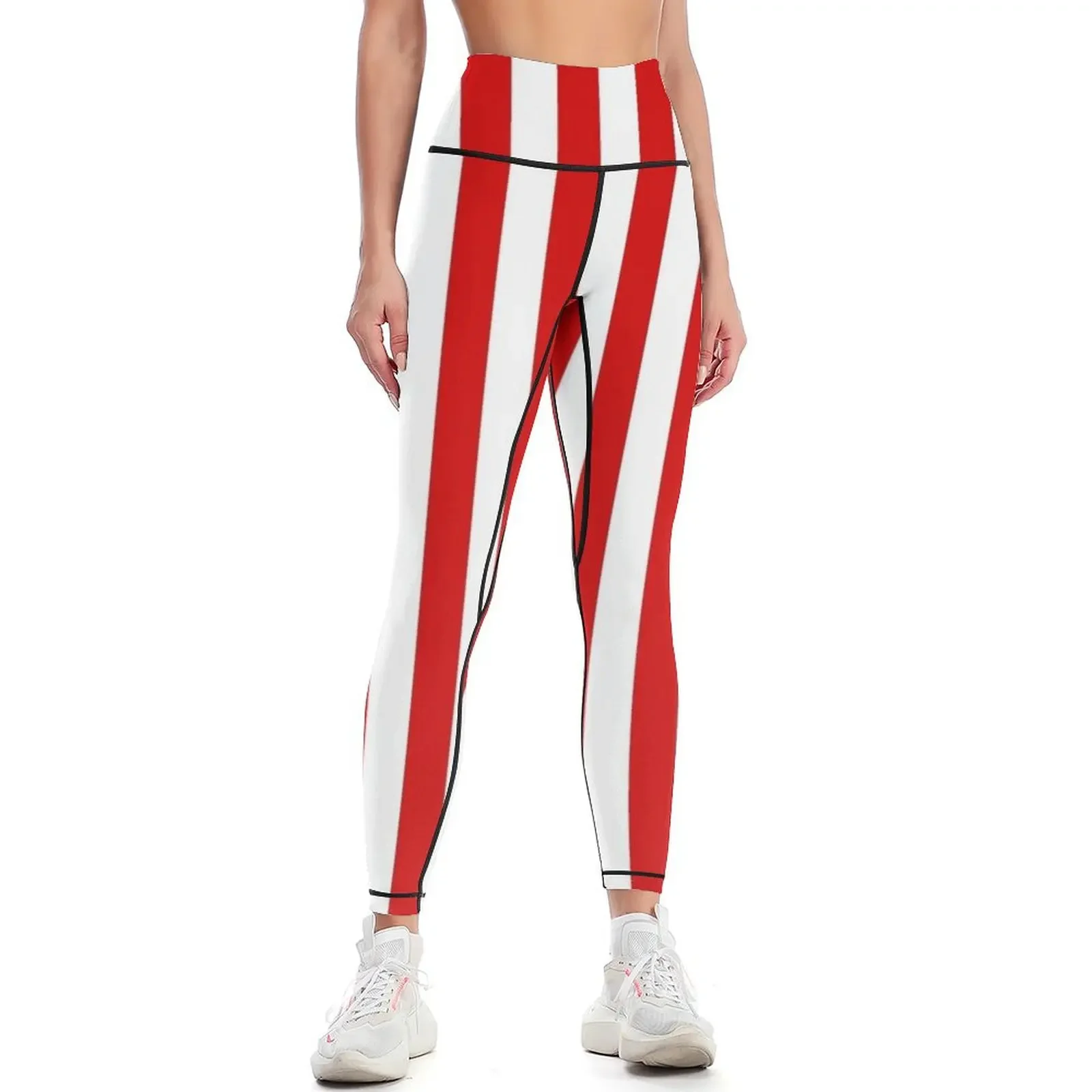 Red and White Stripes | Medium Vertical Stripes | Leggings Women's sports sporty woman push up Women's gym Womens Leggings
Red and White Stripes | Medium Vertical Stripes | Leggings Women's sports sporty woman push up Women's gym Womens Leggings
