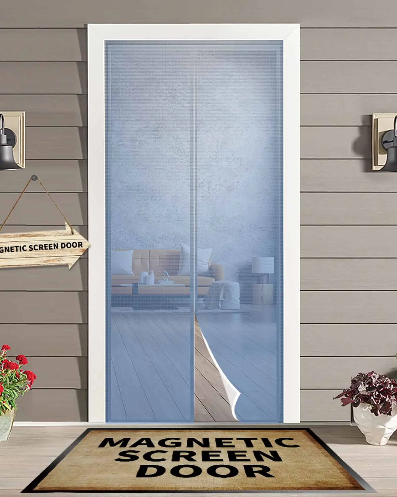 Blue Theme Solid Gradient Magnetic Door Curtain Living Room Bedroom Home Anti-mosquito Screen Door Curtain
Blue Theme Solid Gradient Magnetic Door Curtain Living Room Bedroom Home Anti-mosquito Screen Door Curtain