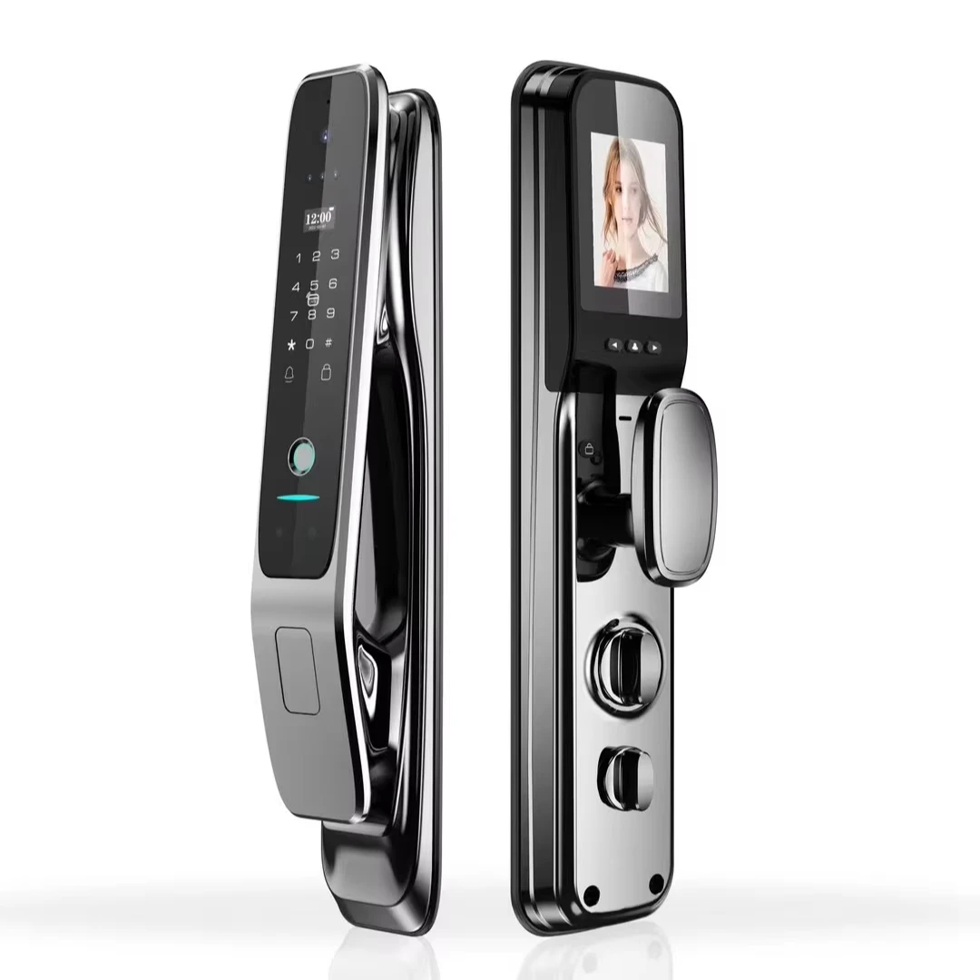 yyhcLX5 Tuya Fully Automatic Biometric Smart Door Lock Wifi High Security Fingerprint Recognition Home Hotel Use Battery Flip Ca
yyhcLX5 Tuya Fully Automatic Biometric Smart Door Lock Wifi High Security Fingerprint Recognition Home Hotel Use Battery Flip Ca