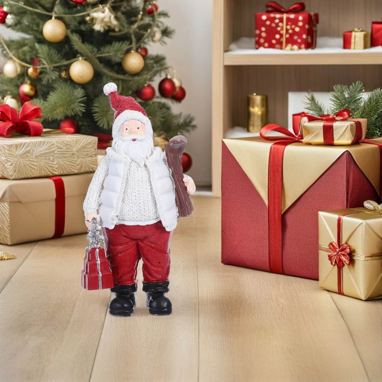 Santa Claus Ornament Desktop Model Figurine Christmas Decorations Resin Ornaments Xmas Landscape Dining Table
Santa Claus Ornament Desktop Model Figurine Christmas Decorations Resin Ornaments Xmas Landscape Dining Table
