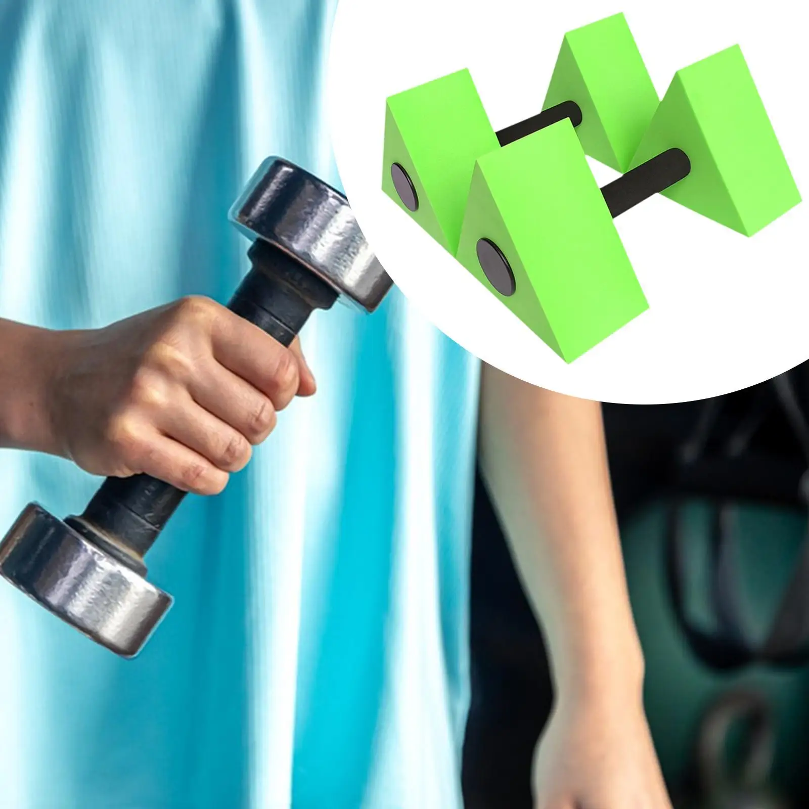 2Pcs Pool Exercise Dumbbells Swim Barbells Exercise Hand Bar Nonslip Water Sports Weights for Women Men Adults Fitness Beginners
2Pcs Pool Exercise Dumbbells Swim Barbells Exercise Hand Bar Nonslip Water Sports Weights for Women Men Adults Fitness Beginners