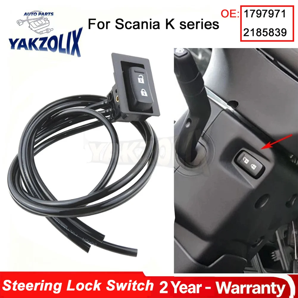 2185839 1797971 For Scania Truck Scania K With Hose Steering Lock Switch Discrete Gear Box Control Switch Button Car Accessories
2185839 1797971 For Scania Truck Scania K With Hose Steering Lock Switch Discrete Gear Box Control Switch Button Car Accessories