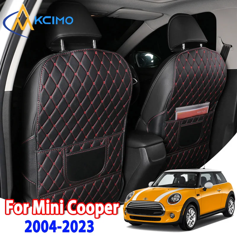 For Mini Cooper 2004-2023 PU Leather Car Anti-Kick Pad Seat Back Protector Cover Back Seat Organizer with Storage Pocket
For Mini Cooper 2004-2023 PU Leather Car Anti-Kick Pad Seat Back Protector Cover Back Seat Organizer with Storage Pocket