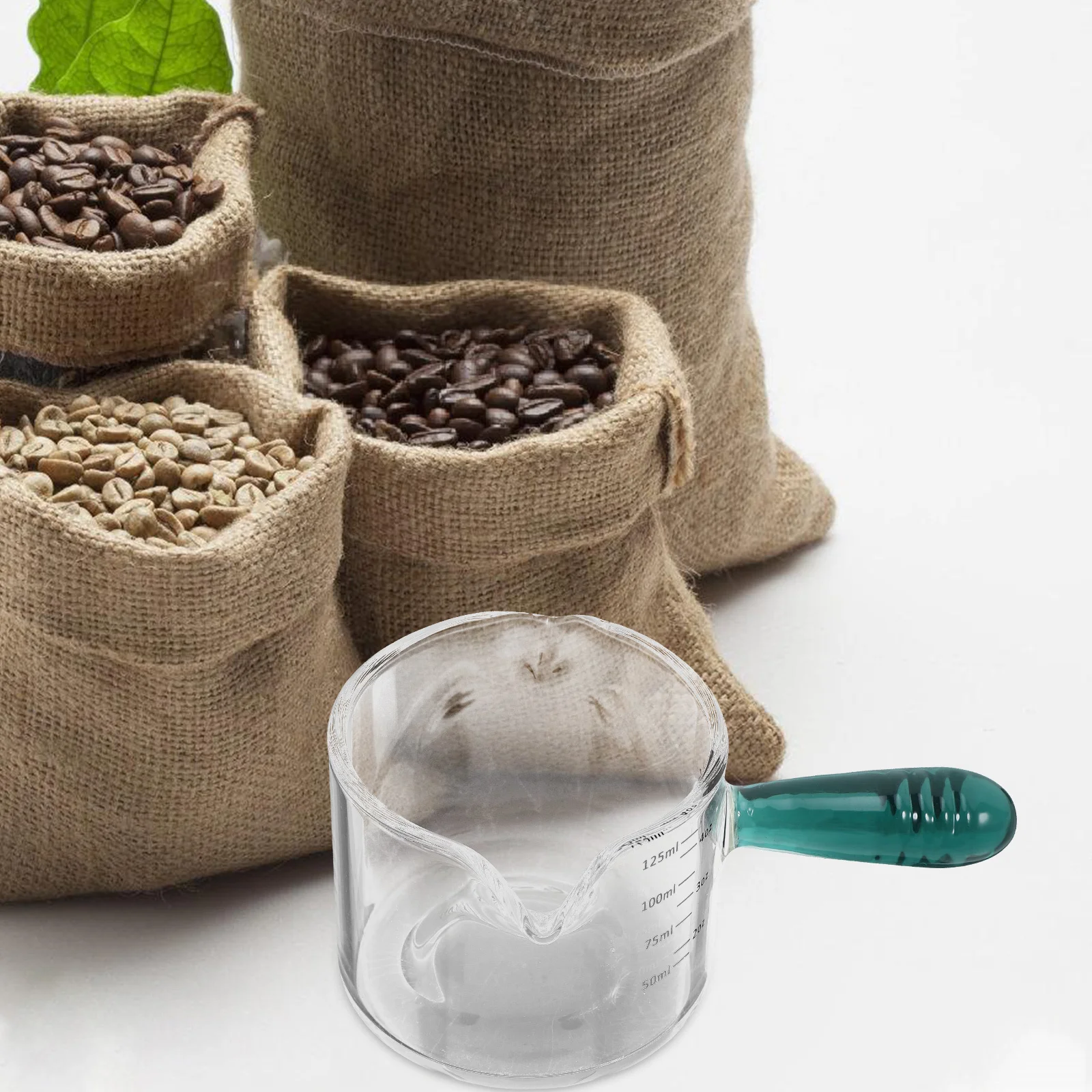 125Ml Double Shot Espresso Cup Glass Coffee Measuring Pitcher with Handle for Cream Milk Stylish Transparent Kitchen Bar Tool
125Ml Double Shot Espresso Cup Glass Coffee Measuring Pitcher with Handle for Cream Milk Stylish Transparent Kitchen Bar Tool